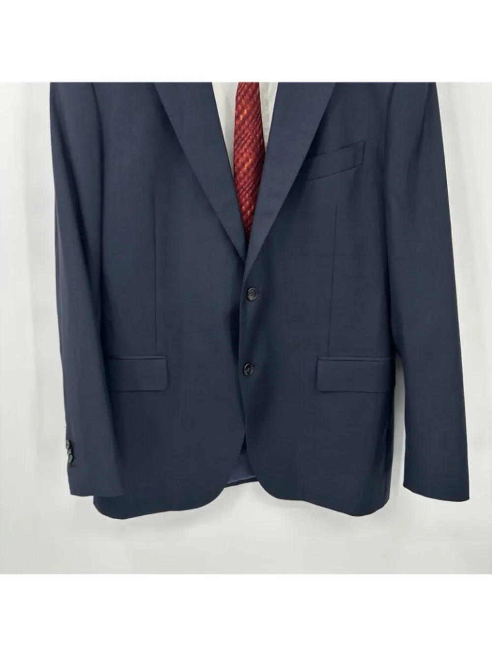 SUIT SUPPLY NAPOLI jacket blazer navy blue 46L wool perenial super 110s business